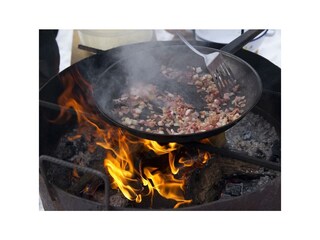 Döllacher Dorfwirtshaus offenes Feuer