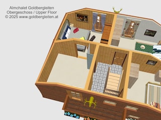 3D-Visualisierung Obergeschoss