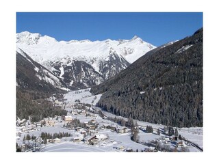 Blick vom Dorf Richtung Ankogel
