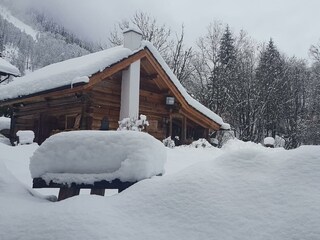 Hu?tte außen Winter