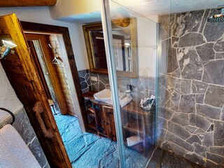 Romantik-Chalet-Badezimmer