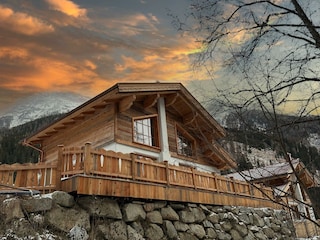 Chalet am Bachl 1 Sonnenuntergang