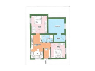 App.3 - Grundriss Wohnung 3