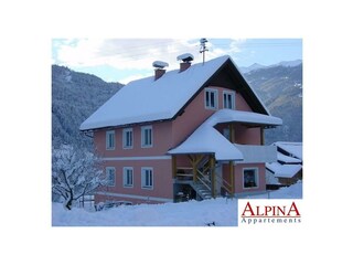 Alpina Appartements im Winter