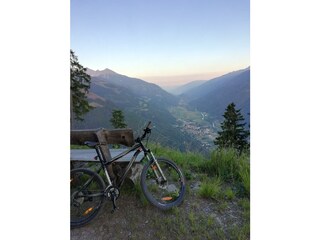 Auf der Mountainbikestrecke