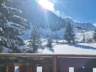 Aussicht Balkon Winter 1