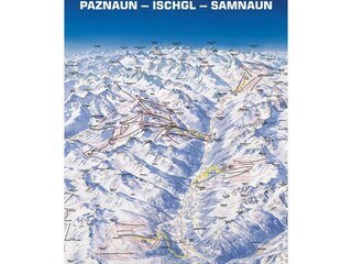 winter resorts See, Kappl, Ischgl, Galtür panorama