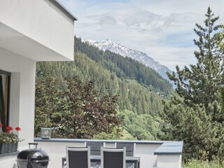 Terrasse Apart Dorfblick