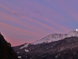 Blick vom Haus Ladner auf den Nachthimmel