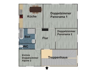 Grundriss Homebase Tirol Hostel und Appartement