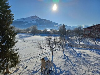 Winter Ausblick Kitzbühelerhorn
