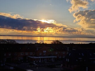 Sonnenuntergang über Büsum 5 OG