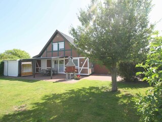 eingezäunter Garten