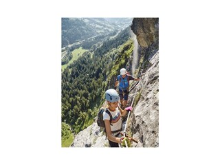 Blick ins Tal vom Klettersteig Fallbach (c) Alex K