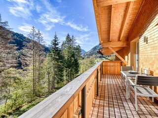 Balkon mit Sitzmöglichkeit