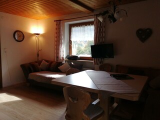 küche mit Sofa