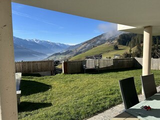 Terrasse mit grandiosen Blick auf NP Hohe Tauern