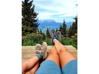 15  Wanderung mit Aussicht auf den Wilden Kaiser b