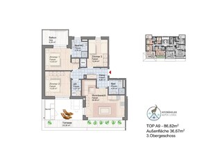 20 Plan der Kitzbüheler Alpenlodge Ferienwohnung 9