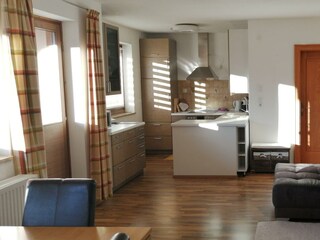 Appartment mit 1 Schlafzimmer, gartenseitig