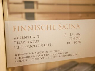 Finnische Zirbensauna