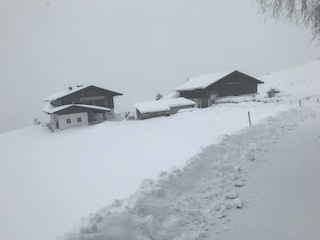 Haus im Winter