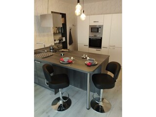 Küche in der Ferienwohnung