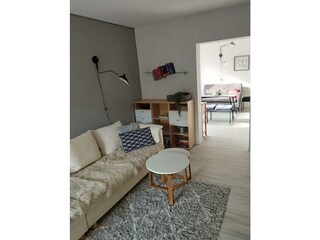 Wohnzimmer in der Ferienwohnung