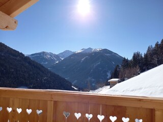 Aussicht vom Balkon