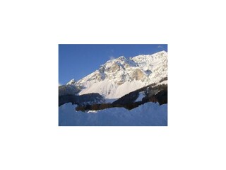 Winter - hinterm Haus