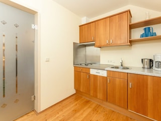 Vollausgestattete Küche im Appartement Lärche 1