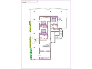 Grundriss der Wohnung