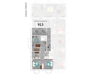Karte der Wohnung 913