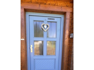 Eingang zum Chalet