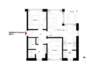 Ferienwohnung Marienleuchte Grundriss 17