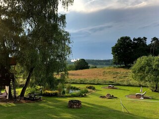 Garten mit Panoramaaussicht