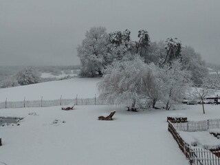 Winter Gartenansicht