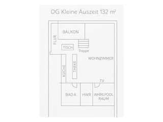 Grundriss Kleine Auszeit OG