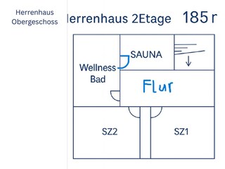 Grundriss Herrenhaus OG