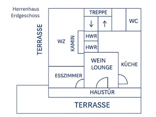 Grundriss Herrenhaus EG
