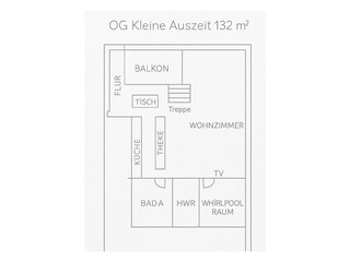 Grundriss Kleine Auszeit OG