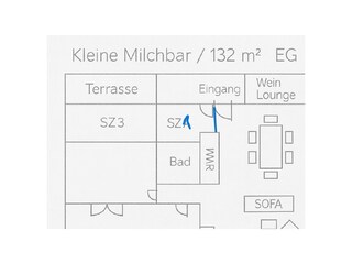 Grundriss Kleine Milchbar