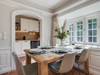 Essbereich im Wohnzimmer