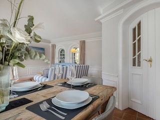 Essbereich im Wohnzimmer