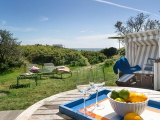 Terrasse/Garten mit Meerblick