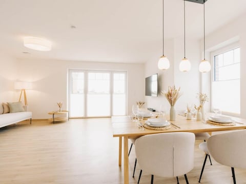 Ferienhaus Grachten - Suite 2 | Direkte Wasserlage, Neubaugebiet