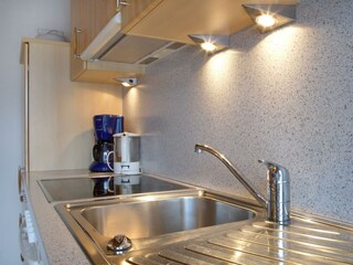 Küche 3 Appartement groß