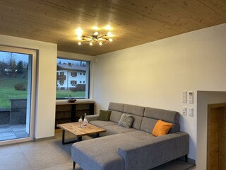 Wohnzimmer mit Terasse