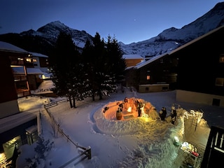 Garten im Winter by Night