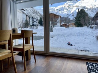 Kitchen side in the living area